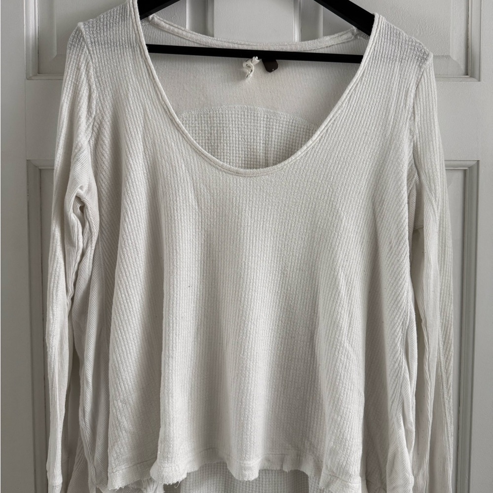 We The Free Cream Long Sleeve Top